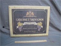 Nice Wooden Wine Sign