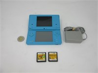 Console Nintendo DSI avec 2 jeux, fonctionnelle