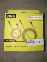 Ryobi 4' & 10' USB-C to Lightning Chargers