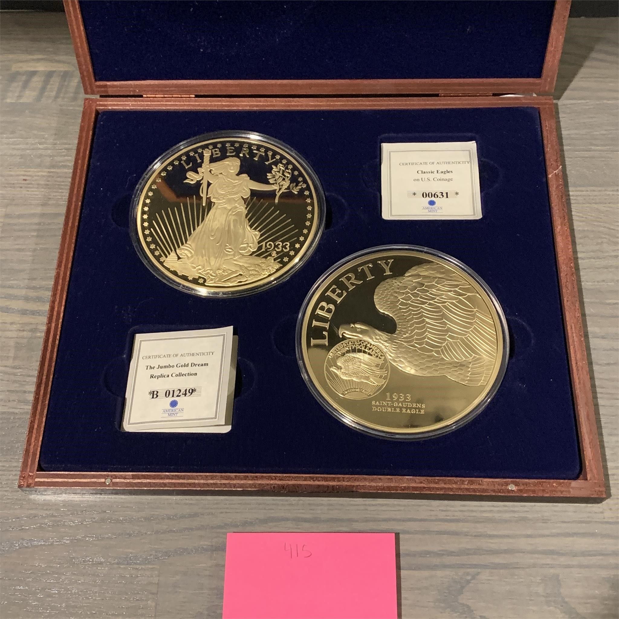 Classic Eagles & Jumbo Gold Dream Coins