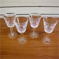 Waterford Lismore Claret Wine Glasses Set of 4