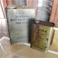 WW2 Issue Can of Rifle Bore Cleaner & Rust Prevent