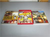 Three PS3 Games, Borderlands 2, Heavy Fire, Medal