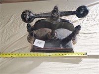 Antique  Cast Iron Book press