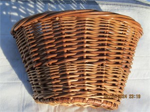 Antique bicycle basket