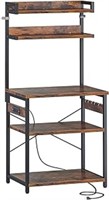 Odk Bakers Rack With Power Outlet, Coffee Bar