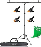 Emart 8.5 X 5ft T-shape Portable Backdrop Stand,