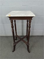 Solid Wood Marble Top Stand