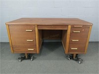 Jasper Mid Century Solid Wood Desk