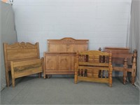 4x The Bid Vtg / Antique Beds For Restoration