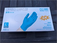 $9 Box of Large 100ct Blue Gloves