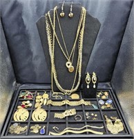 Vintage To Now Gold Tone Jewelry Lot