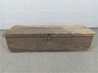 Antique Solid Wood Tool Chest / Trunk
