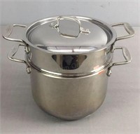 All Clad Stainless Steel Double Boiler / Pasta Pot