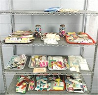 Lot Of Vintage Sewing / Crafting Supplies