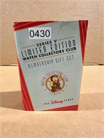 New Disney Store LE Membership gift set Cogsworth