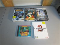Lot of Five PC Games 4 in the orginal box