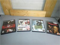 Lot of Four PS2 Video Games, Medal of Honor, Maddn