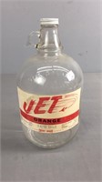 Vintage One Gallon Jet Glass Bottle