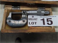 0-25mm Outside Micrometer & Case