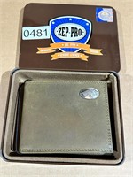 New zep-pro arkansas razorbacks leather wallet