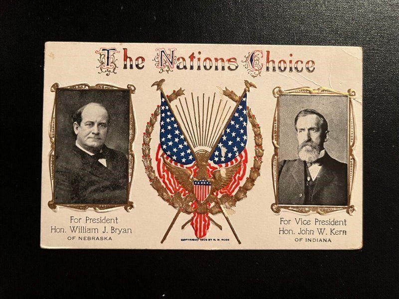 USA Political Postcard The Nations Choice