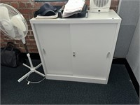 3 x 2 Door Stationery Cabinets each 1m x 1mH