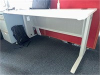 2 White Laminate Timber Desks