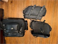 Leather Harley Davidson Saddle Bags