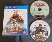 Lot of PS3 PS4 Playstation Video Games Anthem