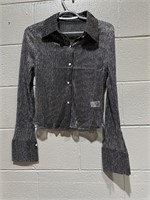 ($29) SHEIN ICON Y2k Sparkling Party Shirt (M)