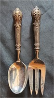 Sterling Silver Fork Spoon Vintage Serving Pieces