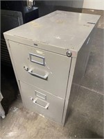 2 Drawer Steel case File Cabinet grey office use