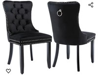 ($190) Shenyon Black Dining Chair 1