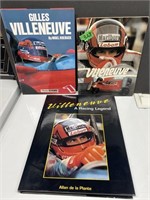 Gilles Villeneuve signed book