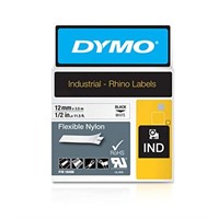 DYMO Rhino Industrial Flexible Nylon Labels  1/2"