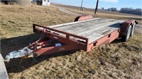 18' Steel Flatbed Trailer