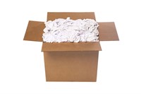 GRAINGER 25 lb box of Cloth Rags