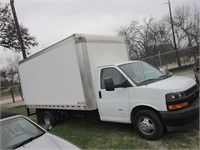 2021 CHEVY EXPRESS 3500 BOX TRUCK-007055-KEY-RUNS