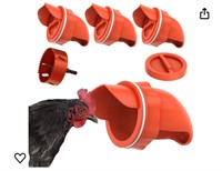 Chicken Feeder Port - 4 Pack with Caps