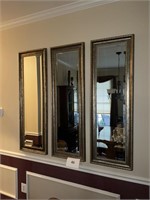 3 Wall mirrors