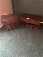 Large two drawer coffe table, end table