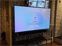 65 INCH SAMSUNG FLAT SCREEN TV W/SOUND BAR