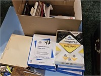 2-BOXES OF OFFICE SUPPLIES/COPIER PAPER