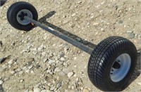 1- Axle w/ Hubs and Tires