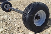 1- Axle w/ Hubs and Tires