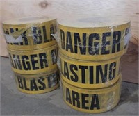 6 Rolls of Danger Caution Tape