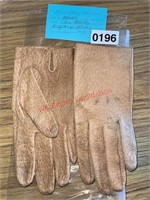 Vtg Pig skin ladies gloves (con1)