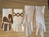 Spandex and cotton vintage glove lot (con1)