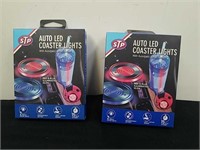 New auto LED coaster lights